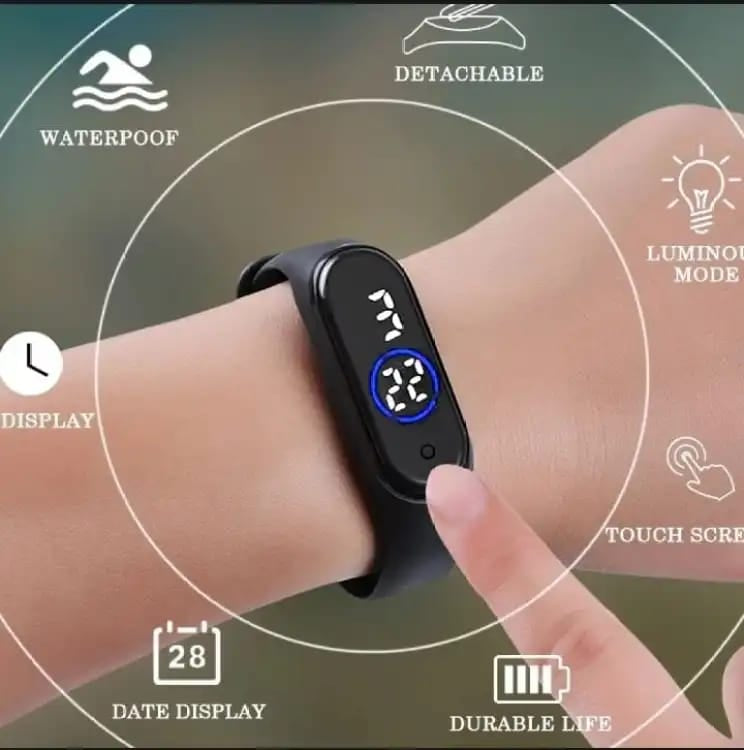Digital Watch Band (Adjustable)
