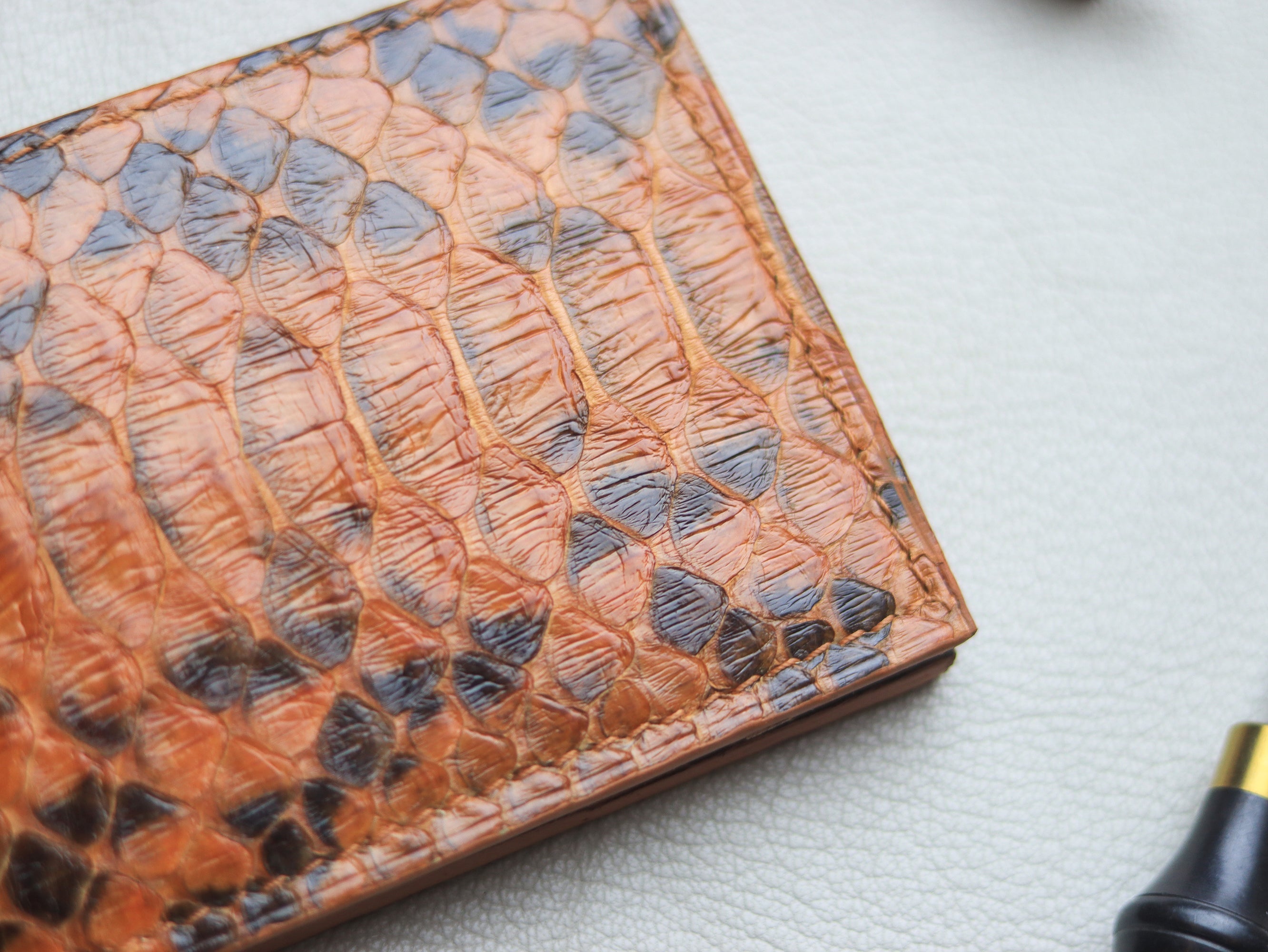 LARSON -  COPPER BROWN PYTHON SKIN