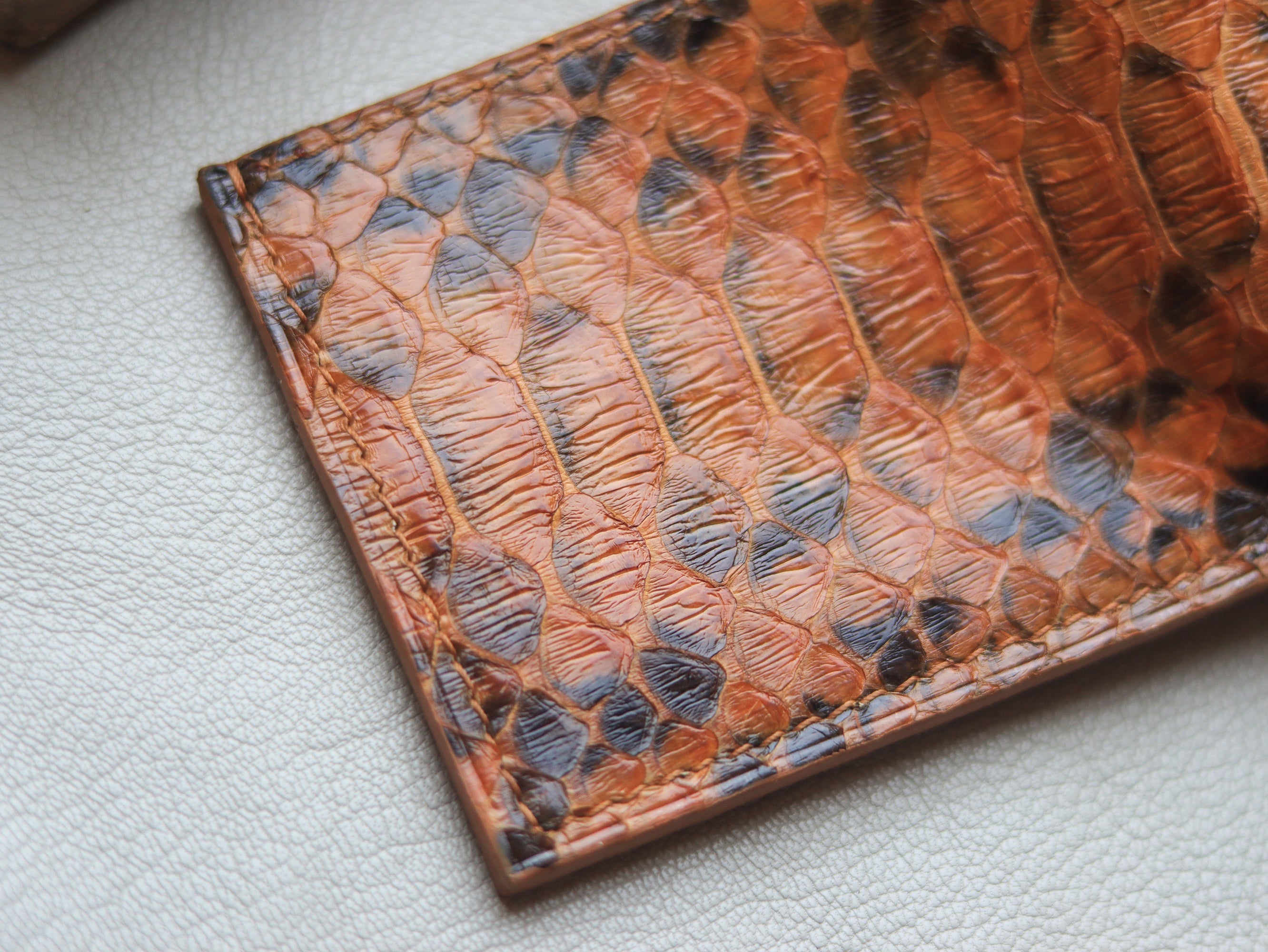 LARSON -  COPPER BROWN PYTHON SKIN