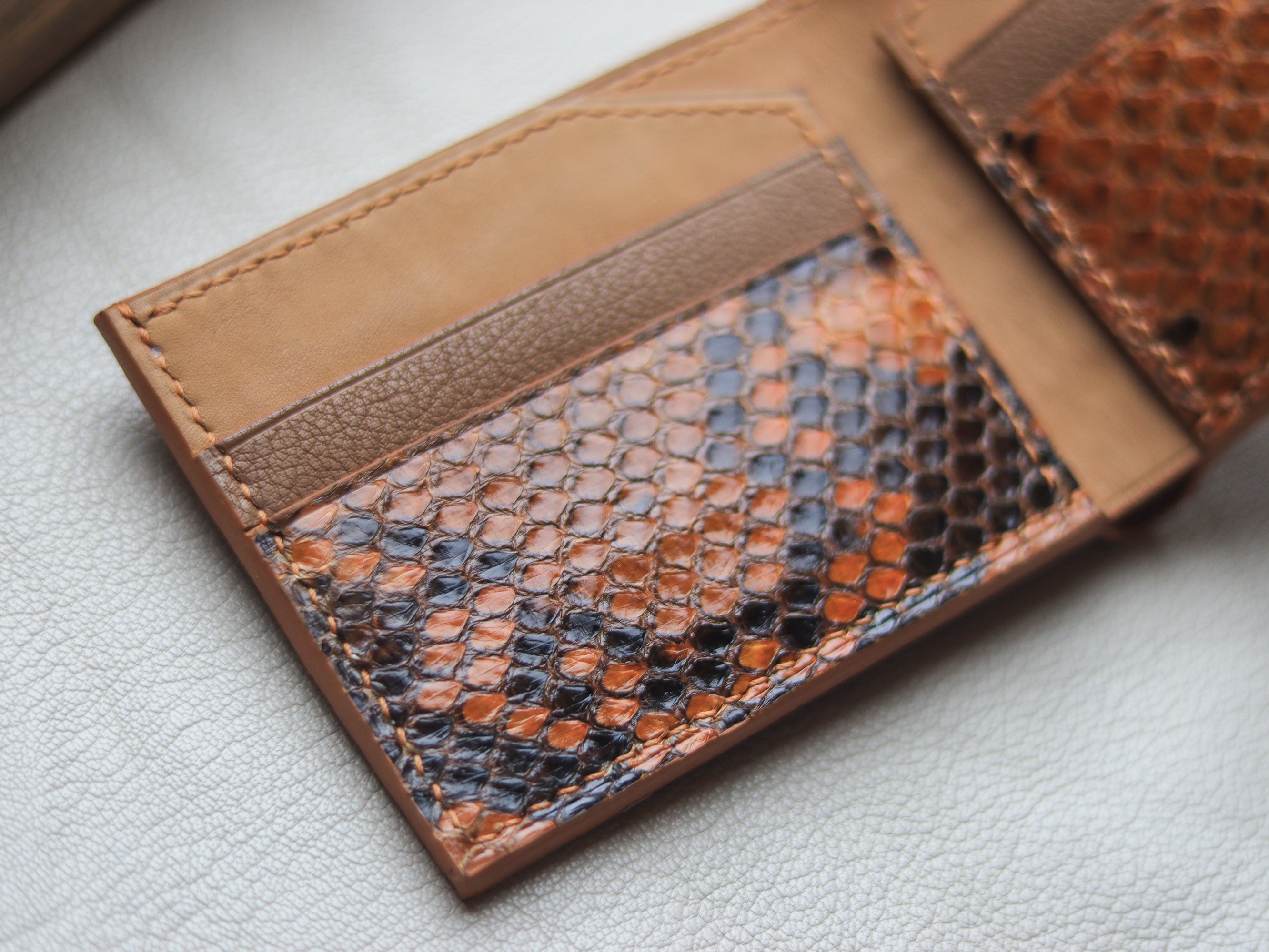 LARSON -  COPPER BROWN PYTHON SKIN